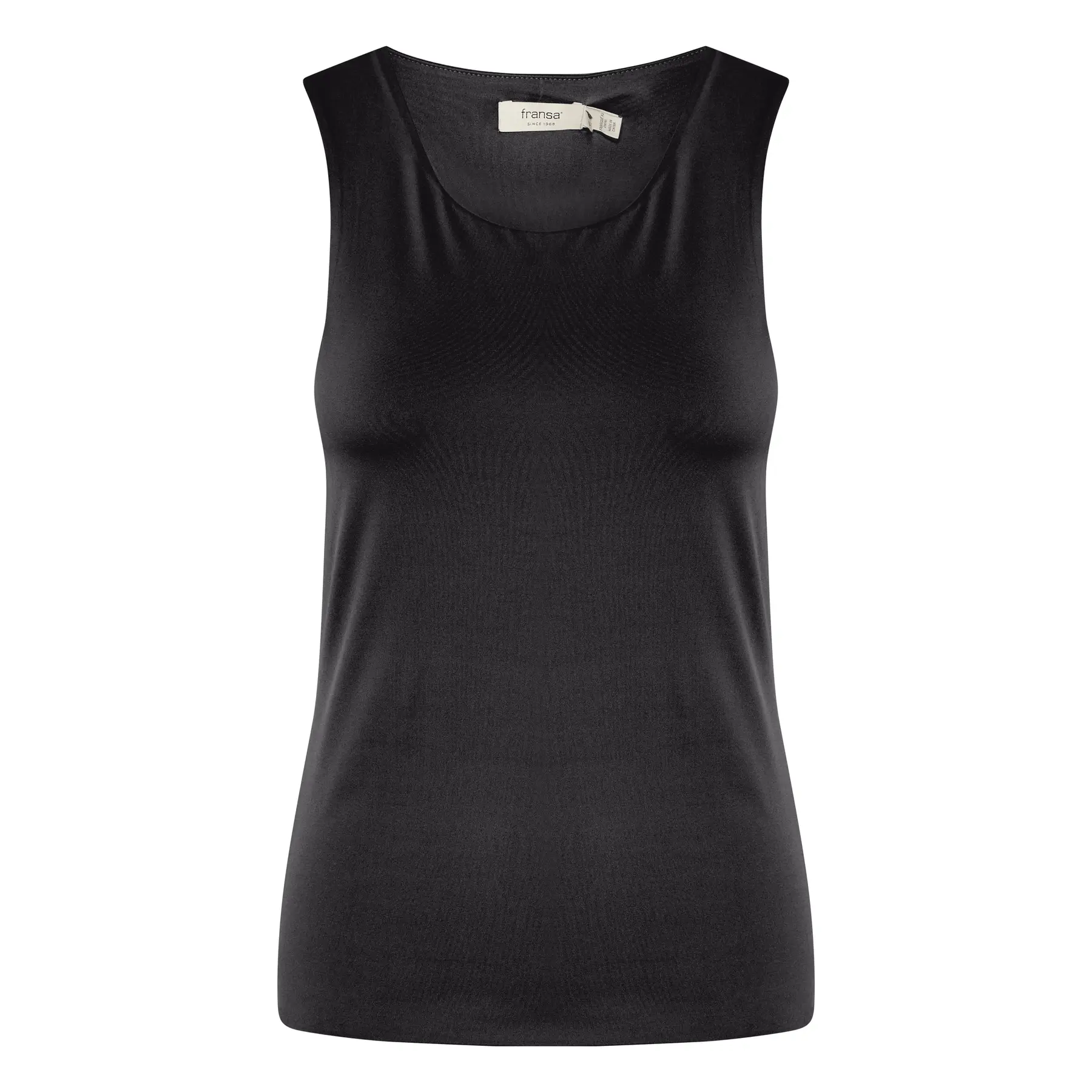 Fransa Women's Black Tank Top Ara 1