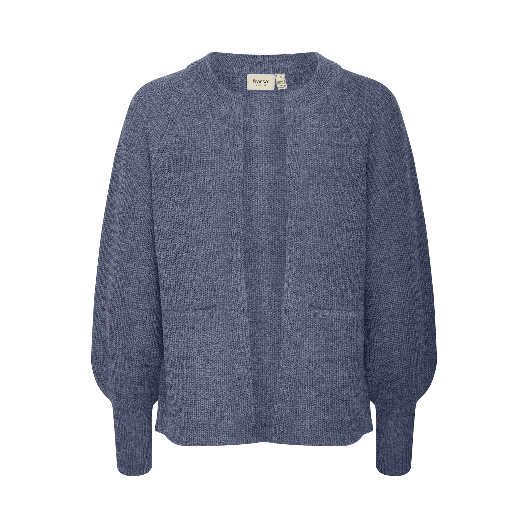 Fransa Women's Blue Cardigan Eretta 4