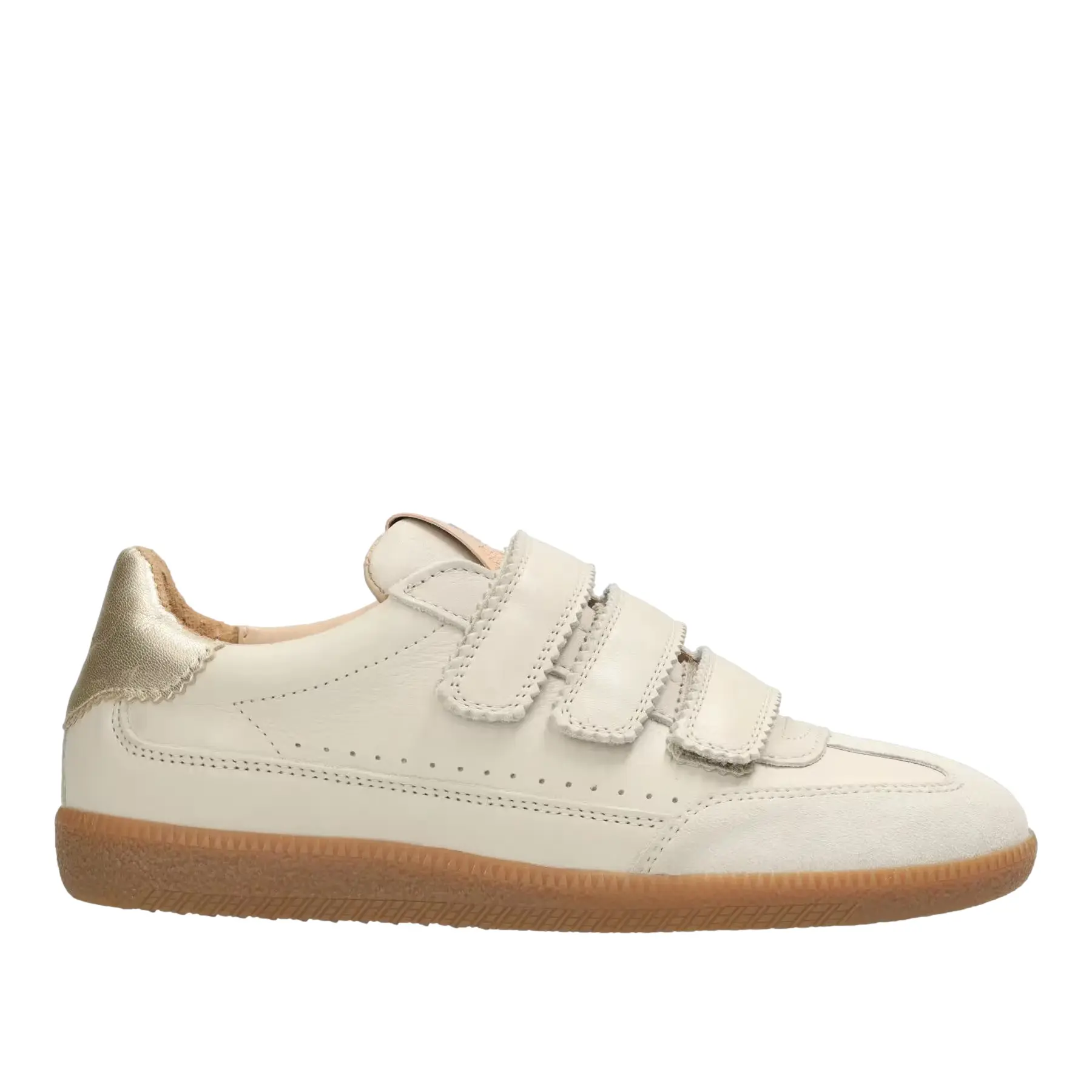 Metallisch glänzende Leder Sneakers Damen Fred de la Bretoniere Pearl Valencia