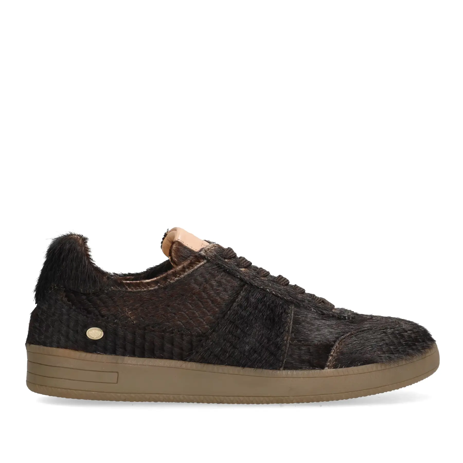 Leder-Sneaker mit Schlangenprägung für Damen Fred de la Bretoniere Zazza Ella