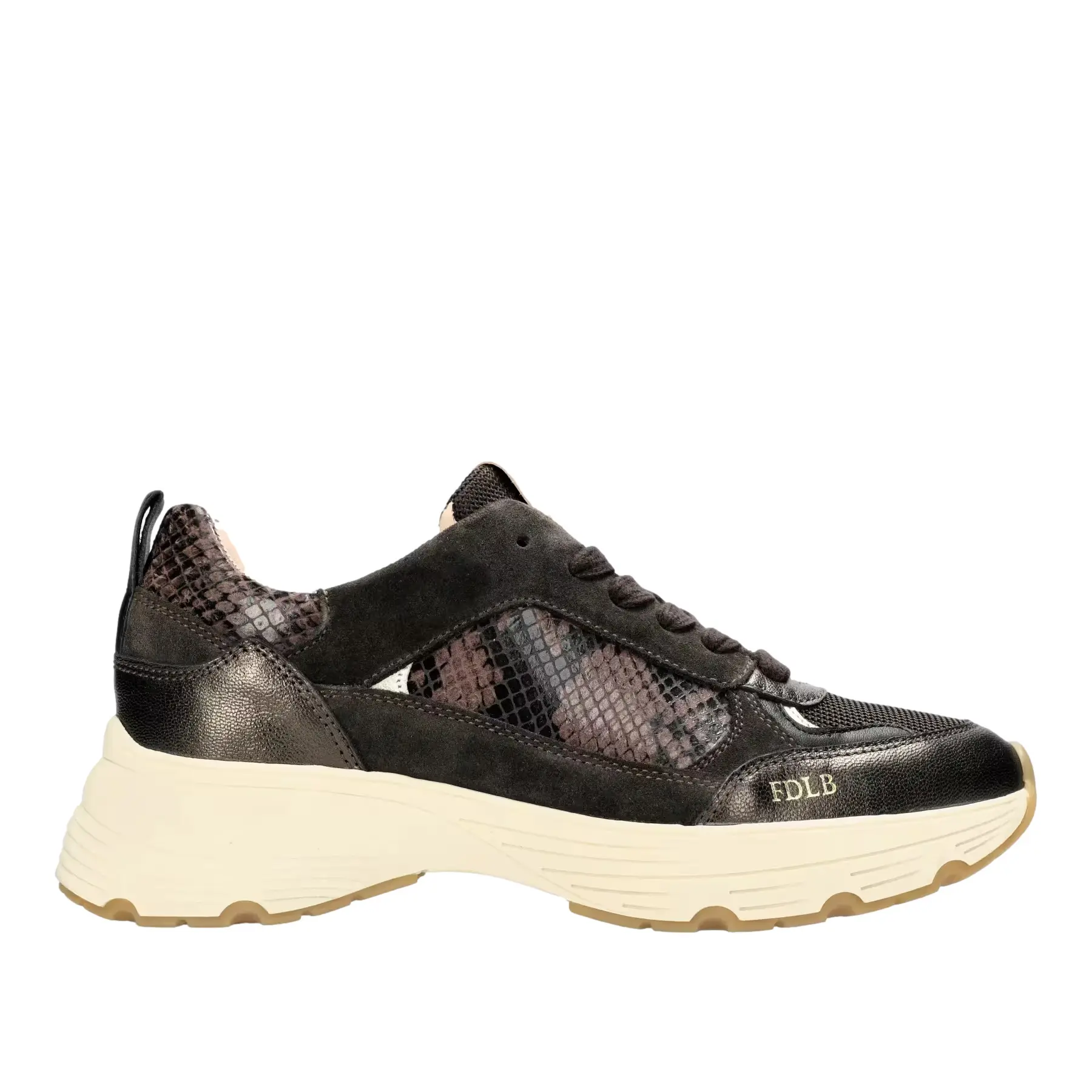 Python-Effekt Sneaker Damen Fred de la Bretoniere Mariola Luna