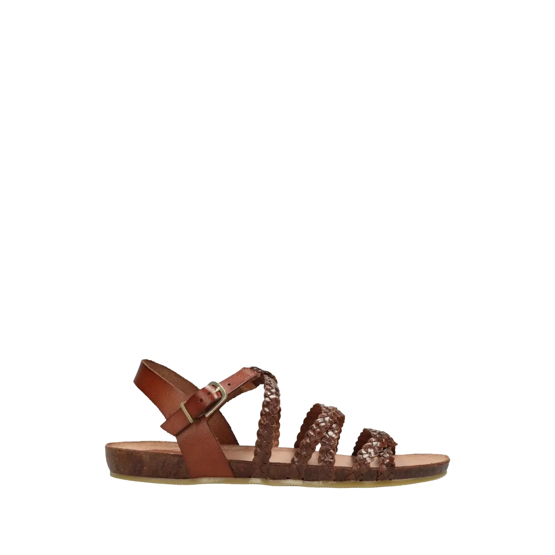 Sandali in pelle di vitello intrecciati donna  Naira