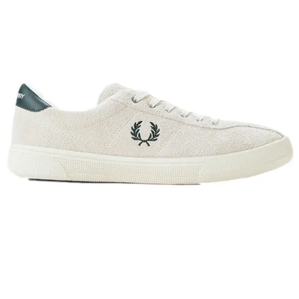 Fred Perry Beige Suede Trainers