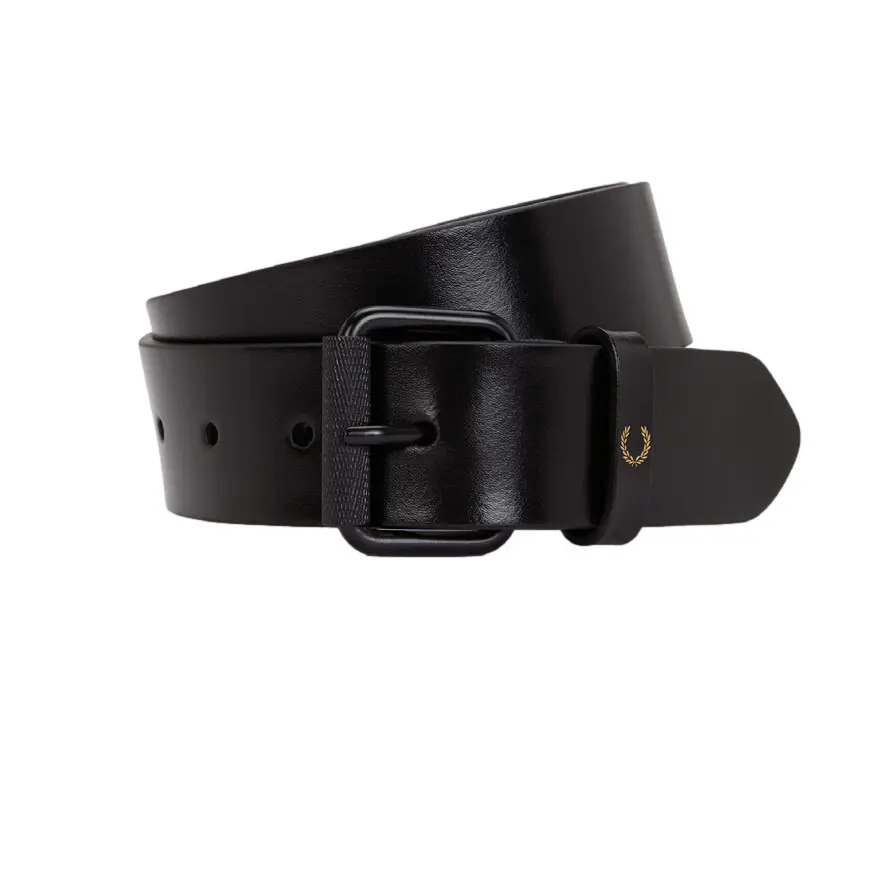 Fred Perry - Klassischer Ledergürtel - Accessories - Unisex - Schwarzk - 2XS - Bild 5