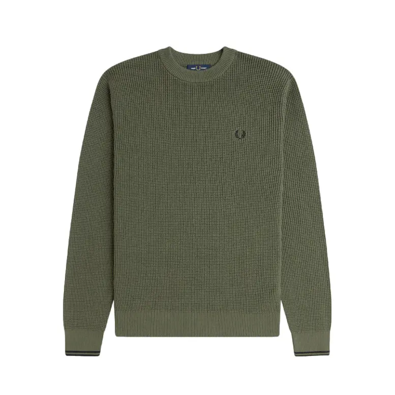 Pull aus strukturiertem Strick Fred Perry