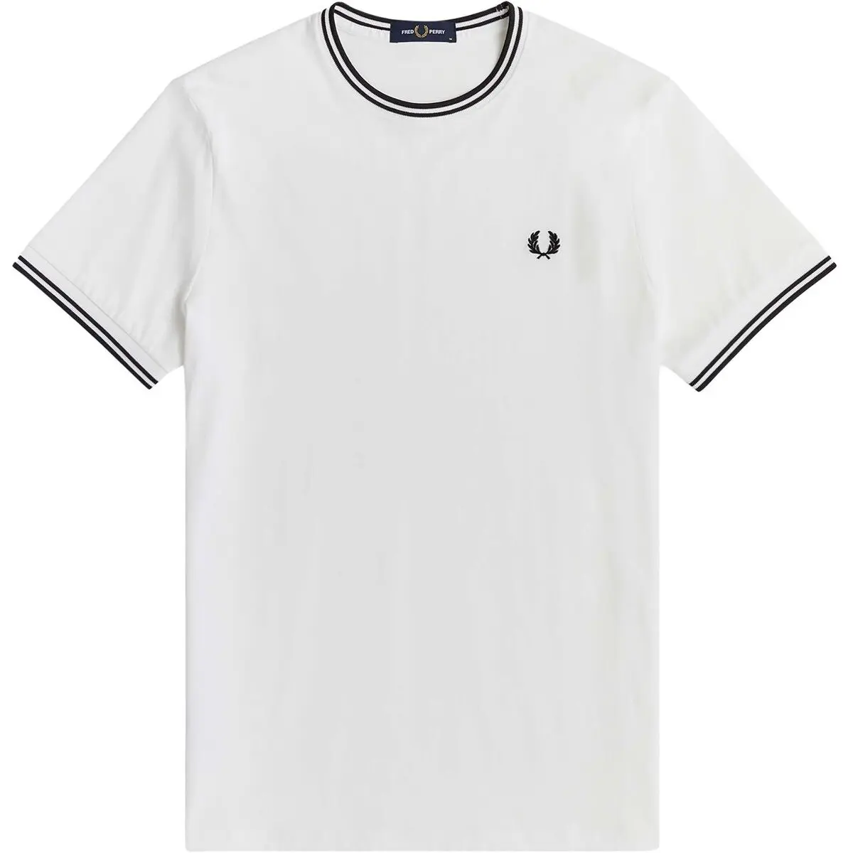 T-shirt à double bande Fred Perry T-shirt à double bande Fred Perry
