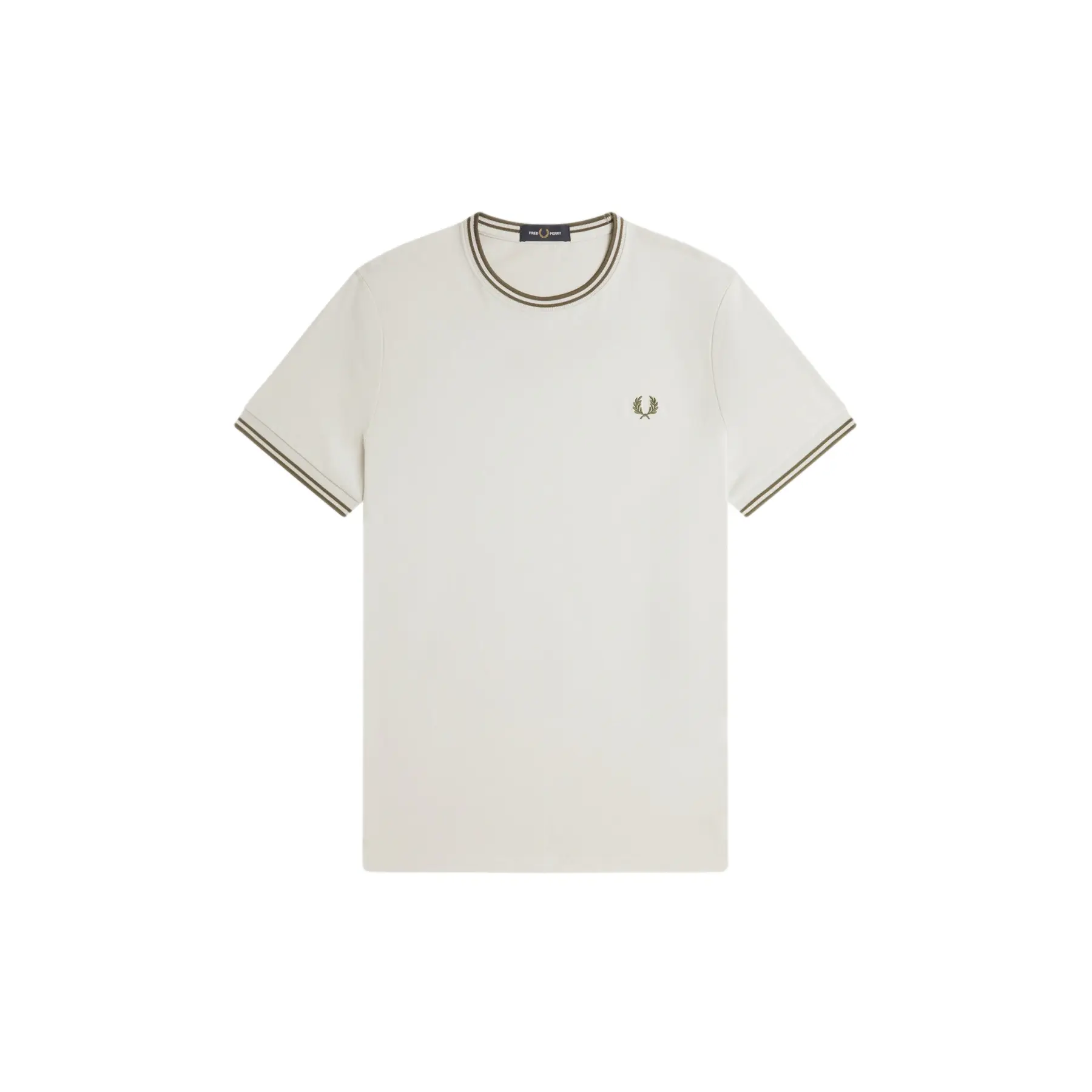 Fred Perry Men's Gris T-Shirt Twin Tipped