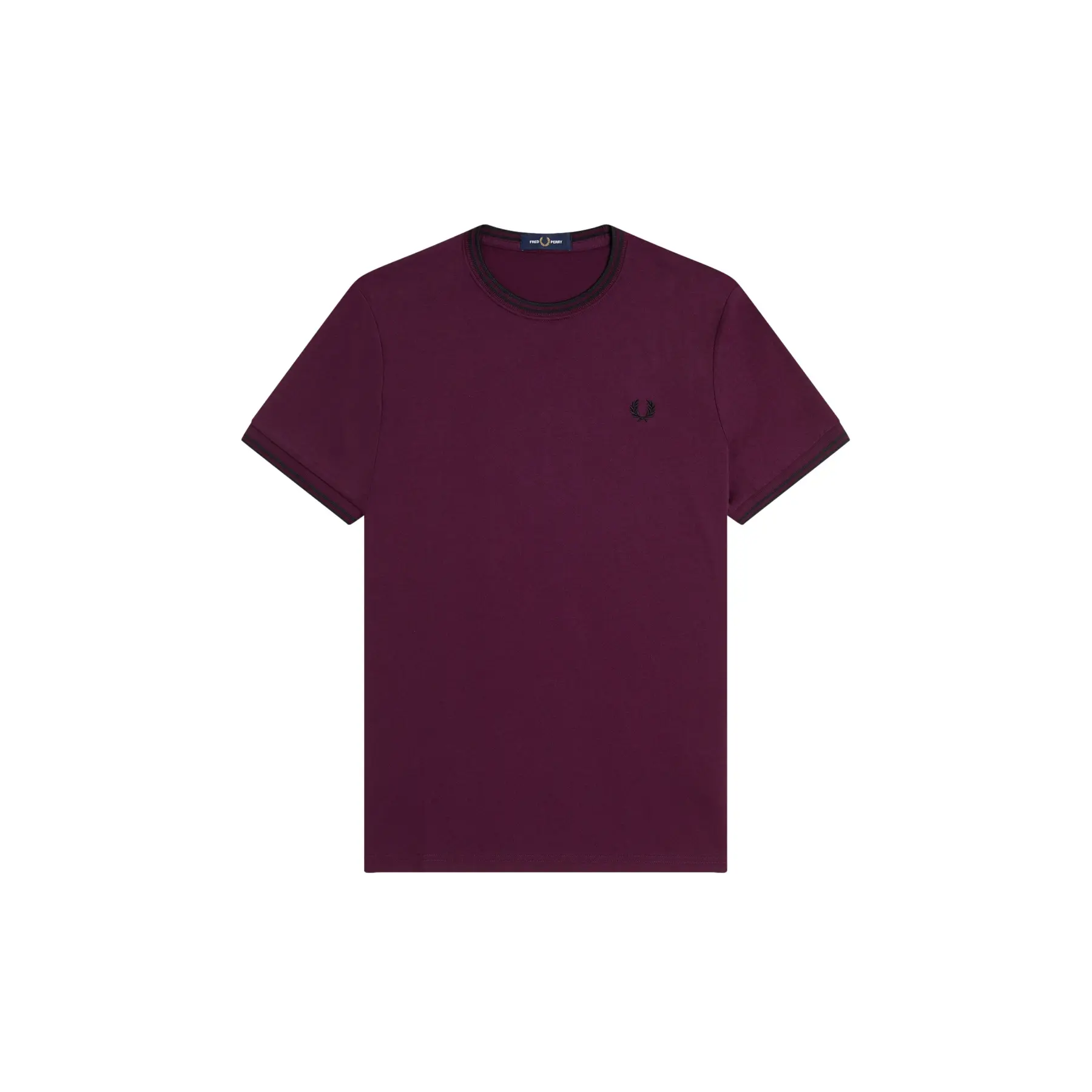 T-shirt a doppio profilo a contrasto