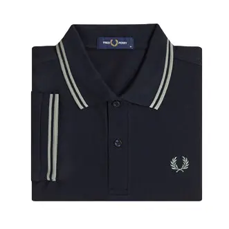 Fred Perry M3600 Polo Shirt - Male - Polo Shirts - Blue - S - Tops - Image 3