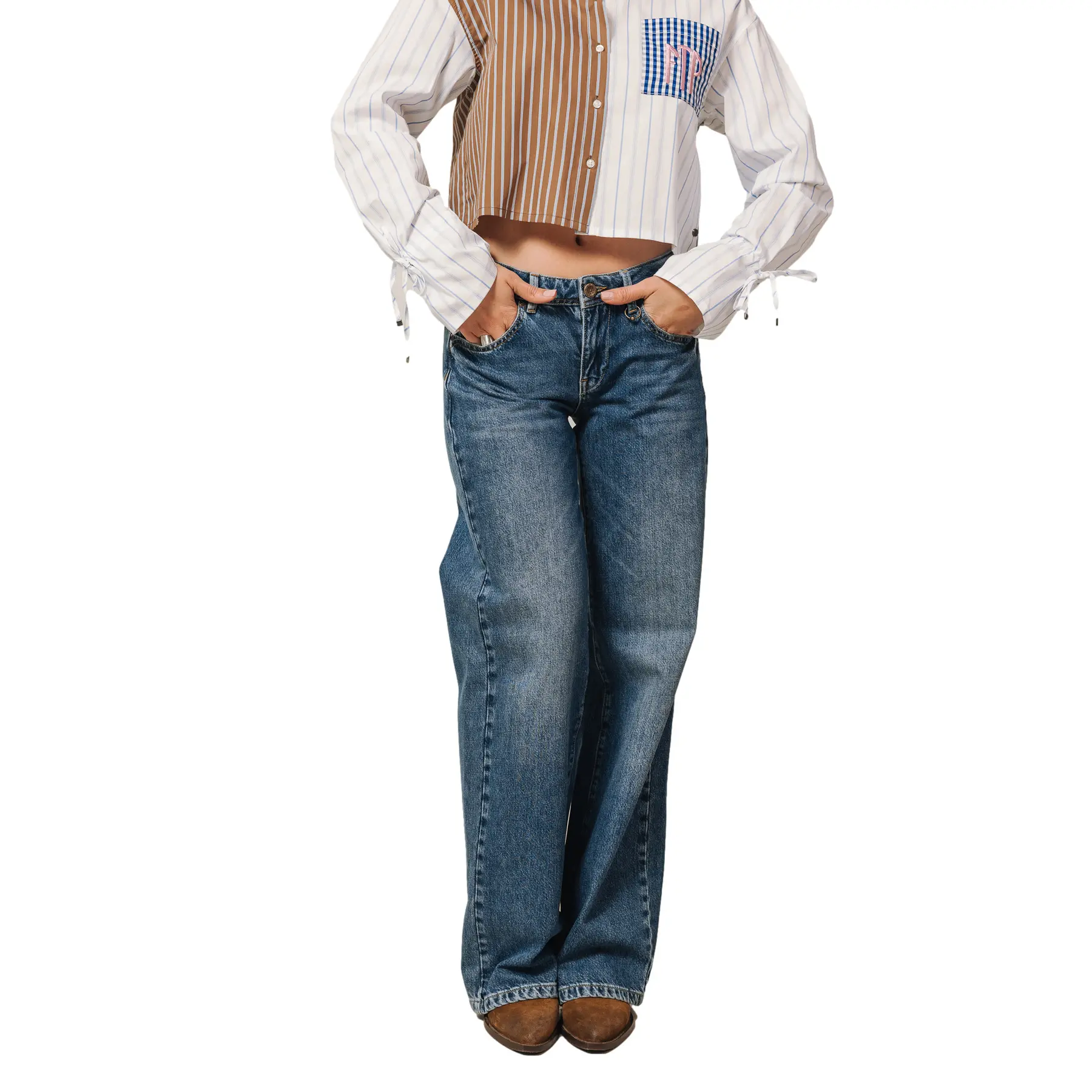 Jeans a gamba larga donna  Agatha