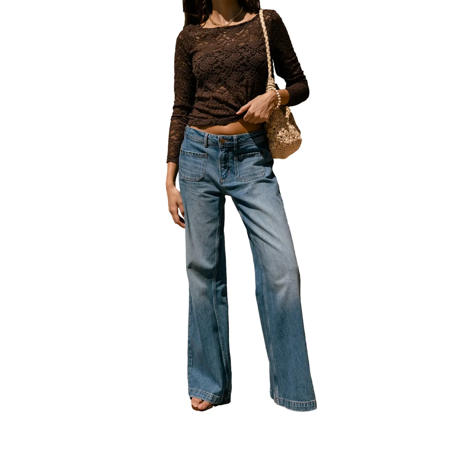 Weite Jeans Damen Freeman T Porter Jessy SDM