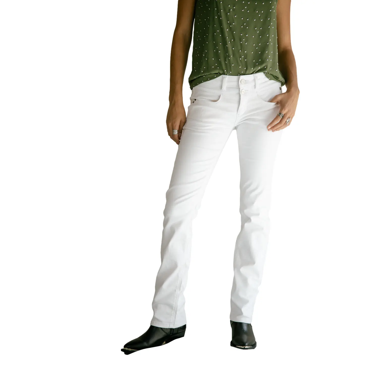 Pantaloni slim da donna Freeman T Porter Madie S-SDM (Denims)