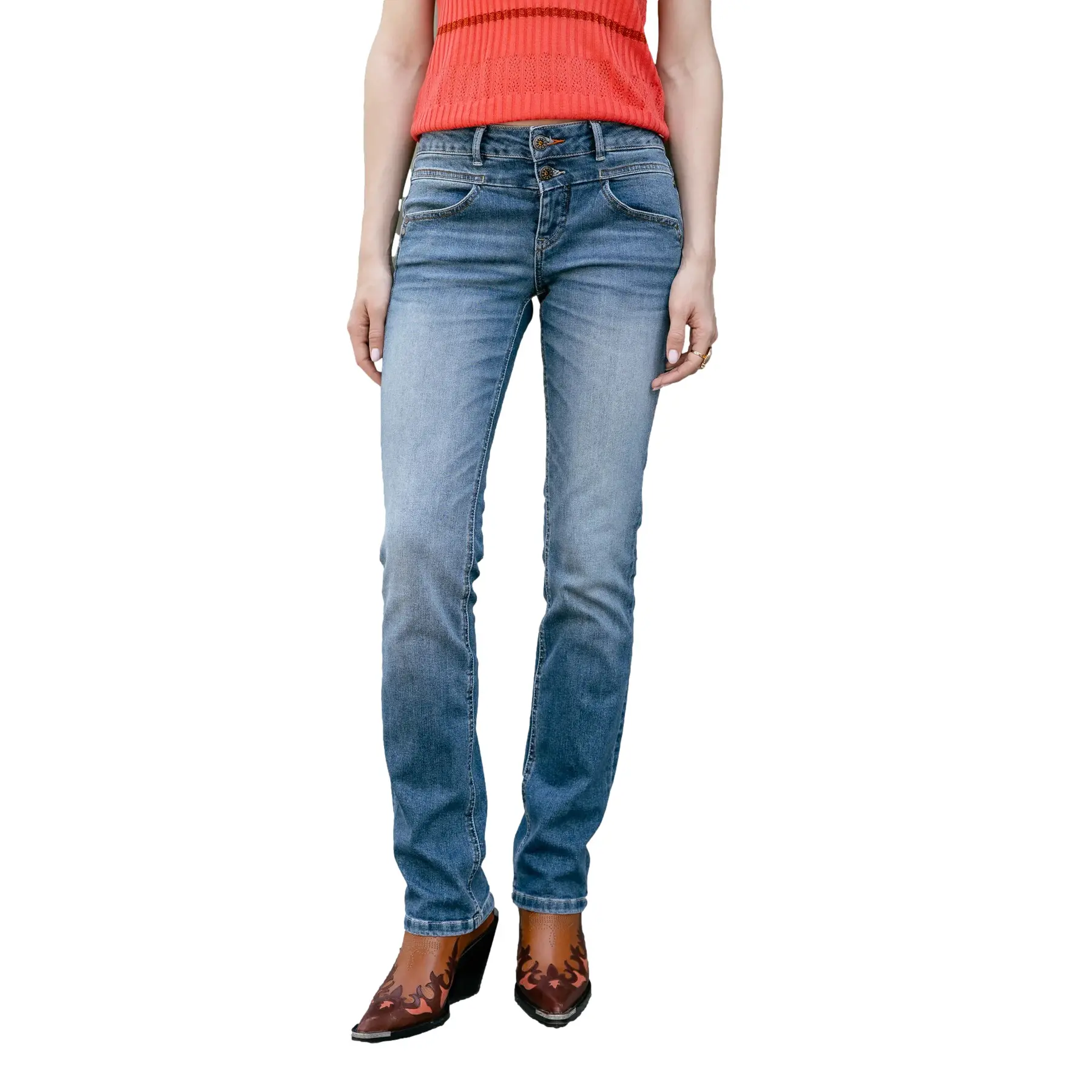 Slim-Fit-Hose Damen Freeman T Porter Madie S-SDM (Denims)