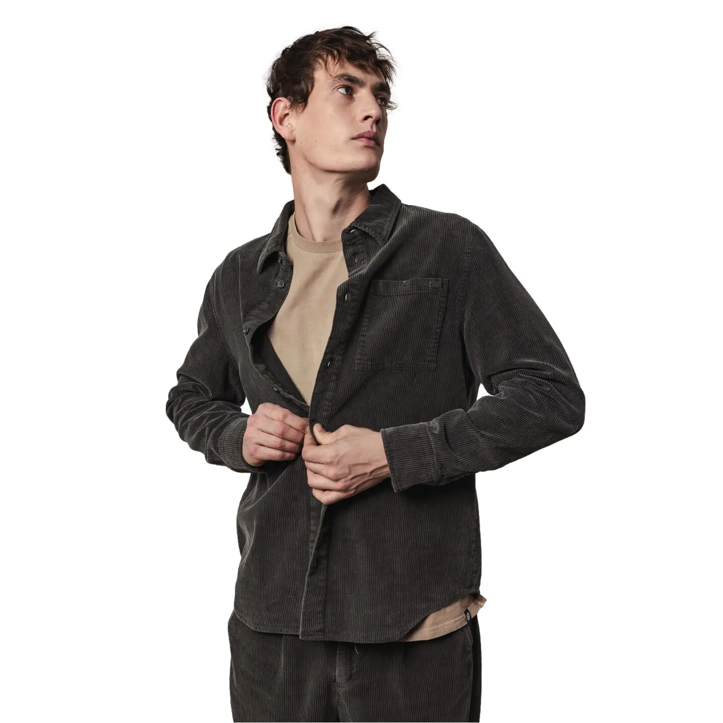 Camicia a maniche lunghe in velluto a coste Freeman T Porter Paolo