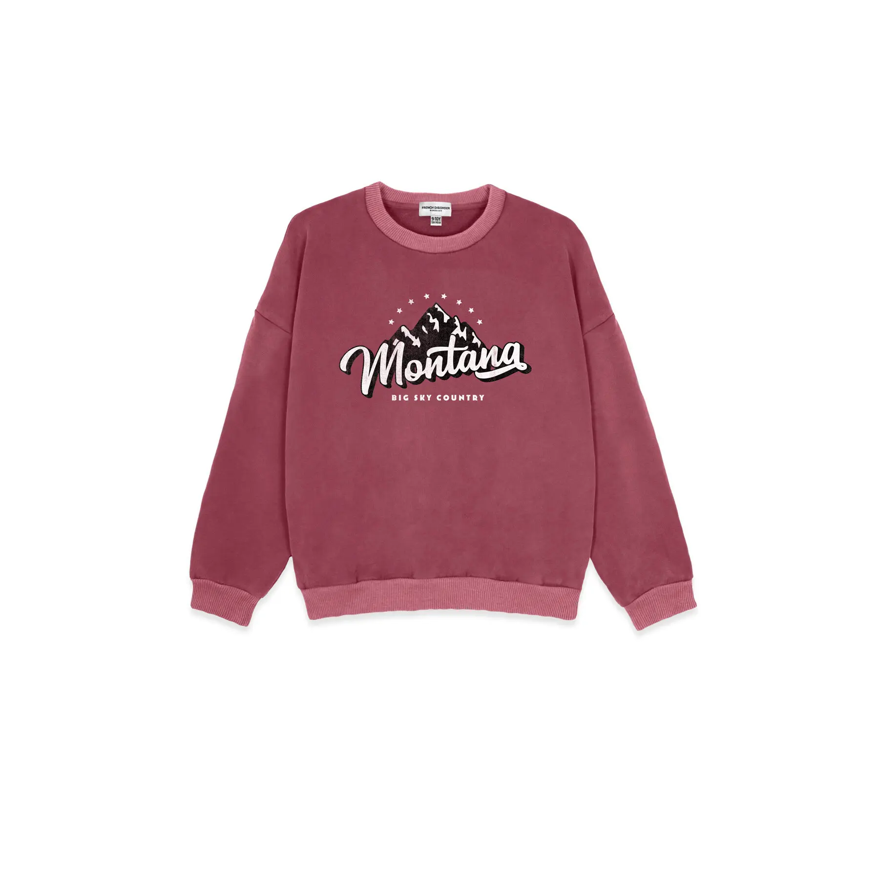 Felpa da bambina French Disorder Max Washed Montana