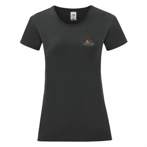 T-Shirt Fruit of the Loom Vintage Small Logo Print