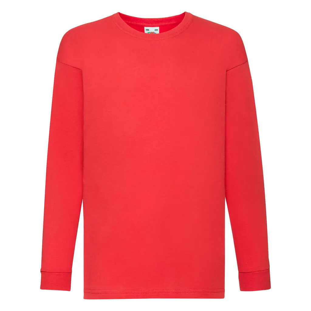 Langarmshirt Fruit of the Loom Valueweight