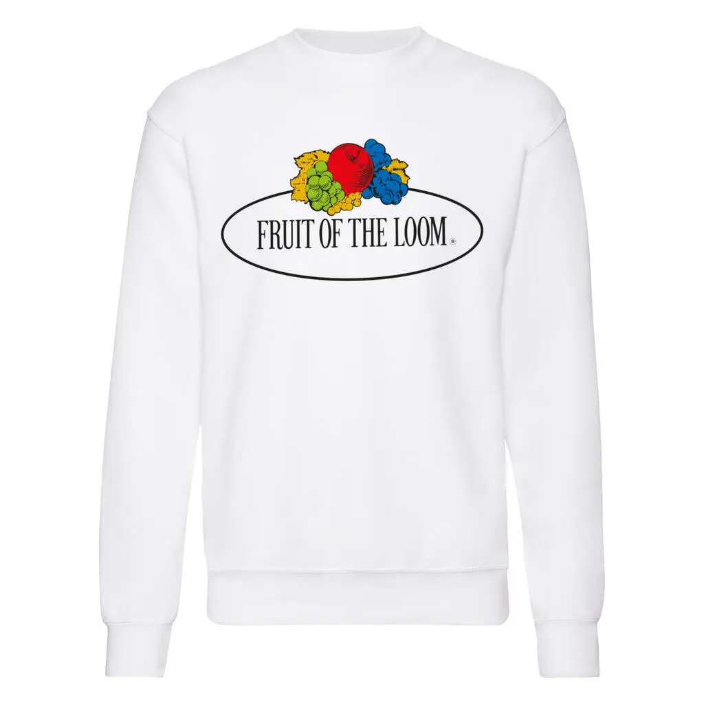 Pullover Fruit of the Loom Vintage Large Logo Print