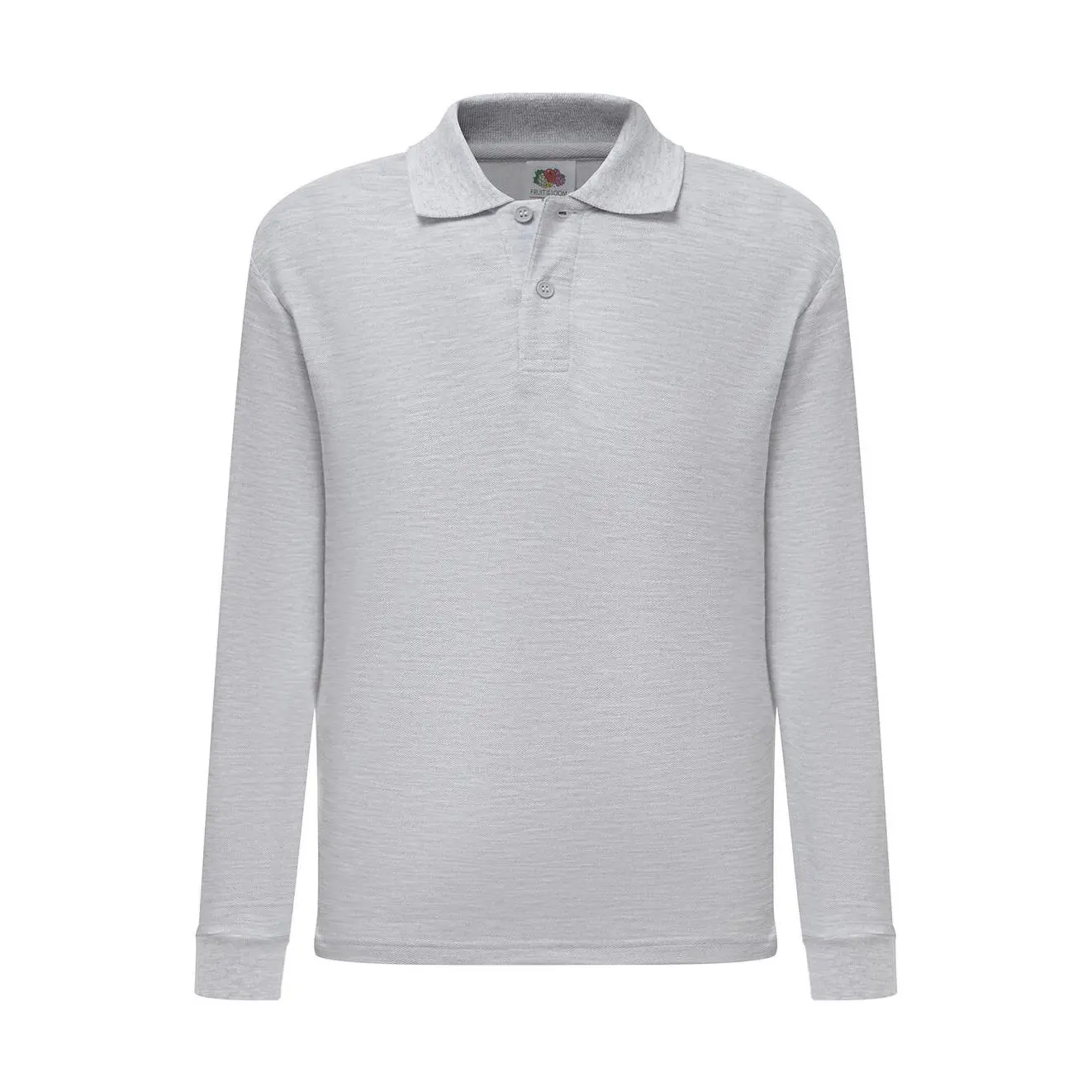 Langarm Polo-Shirt Kind Fruit of the Loom