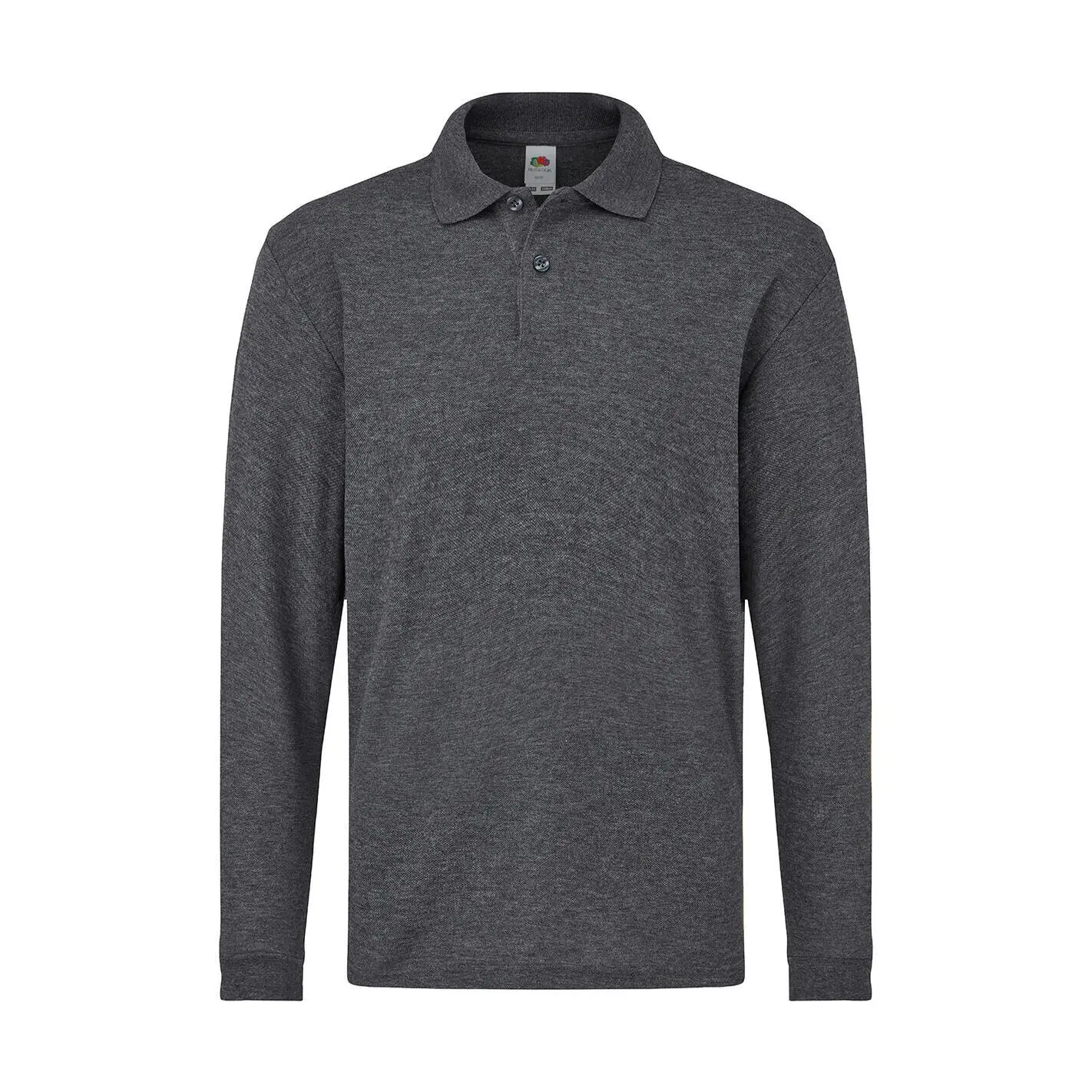 Langarm Polo-Shirt Kind Fruit of the Loom