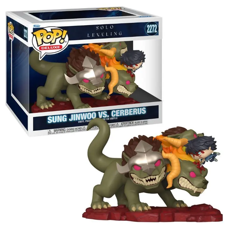Figurine Funko Solo Leveling- Jinwoo vs Cerberus
