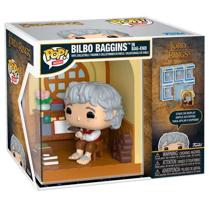 Figurine Funko POP Nooks The Lord Of The Rings Bilbo Baggins in Bag-End