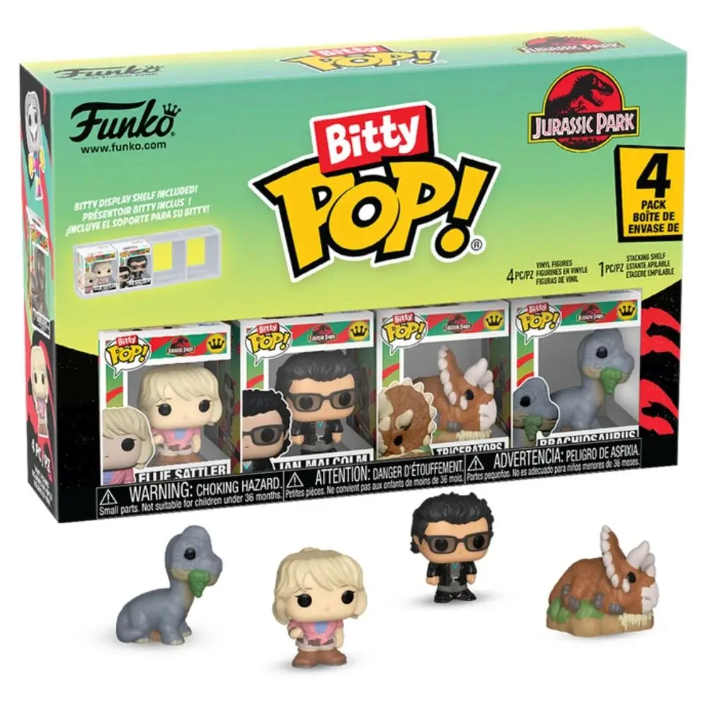 Figurine Funko Blister Bitty POP Jurassic Park Triceratops (x4)