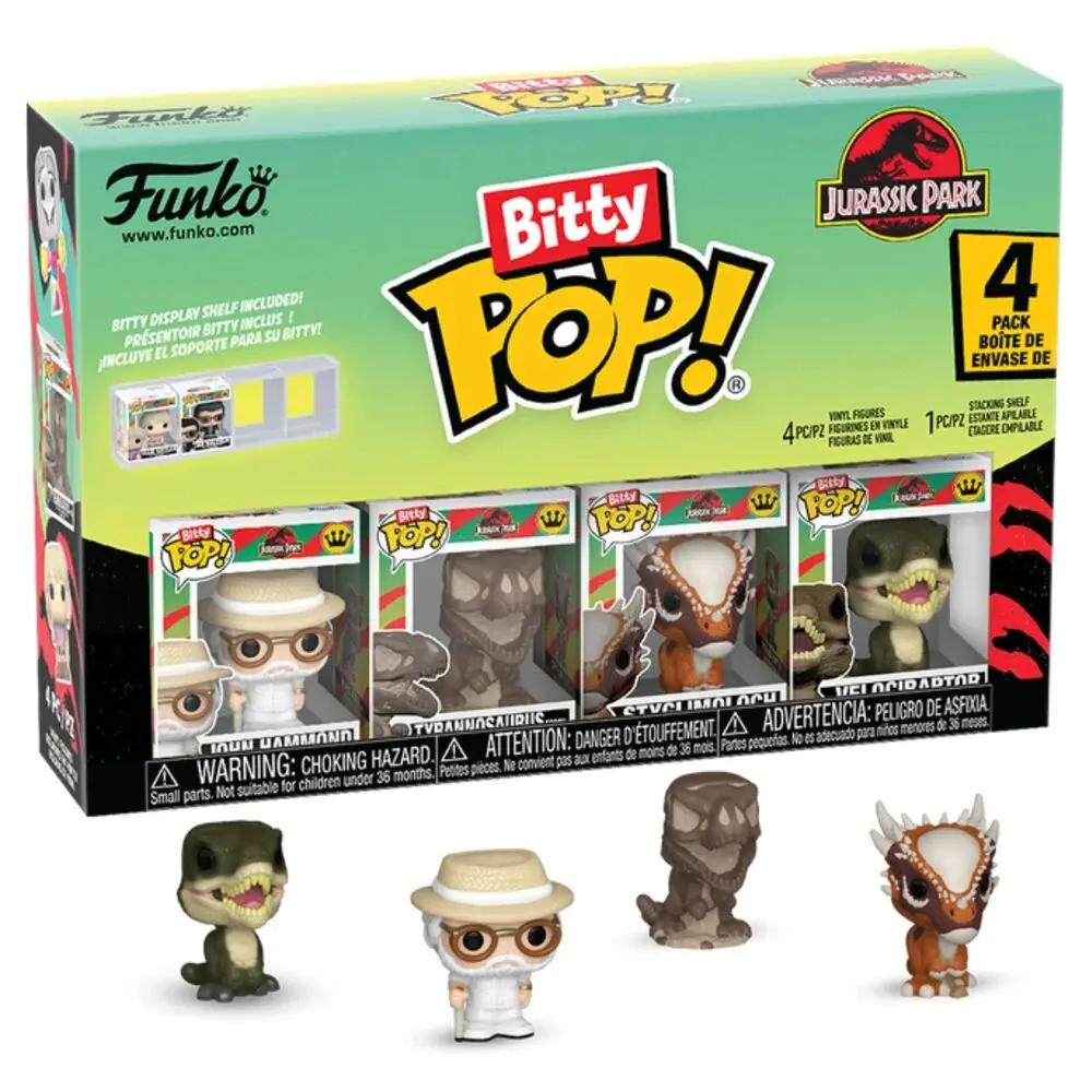Figurine Funko Blister Bitty POP Jurassic Park Raptor (x4)