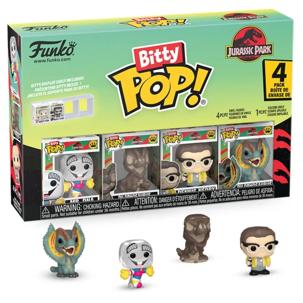 Figurine Funko Blister Bitty POP Jurassic Park Mr. DNA (x4)