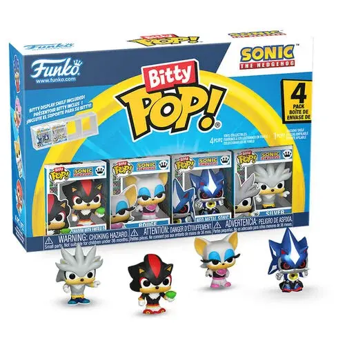 Figurine Funko Blister Bitty POP Sonic The Hedgehog (x4)