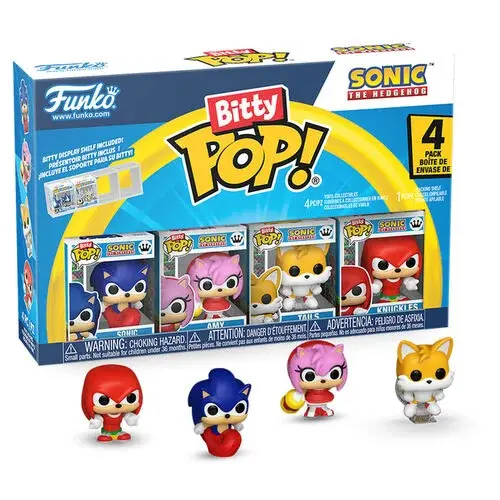 Figurine Funko Blister Bitty POP Sonic The Hedgehog (x4)