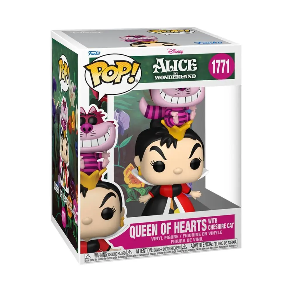 Figurine Funko POP Premium Disney Alice In Wonderland Queen of Hearts With Cheshire Cat