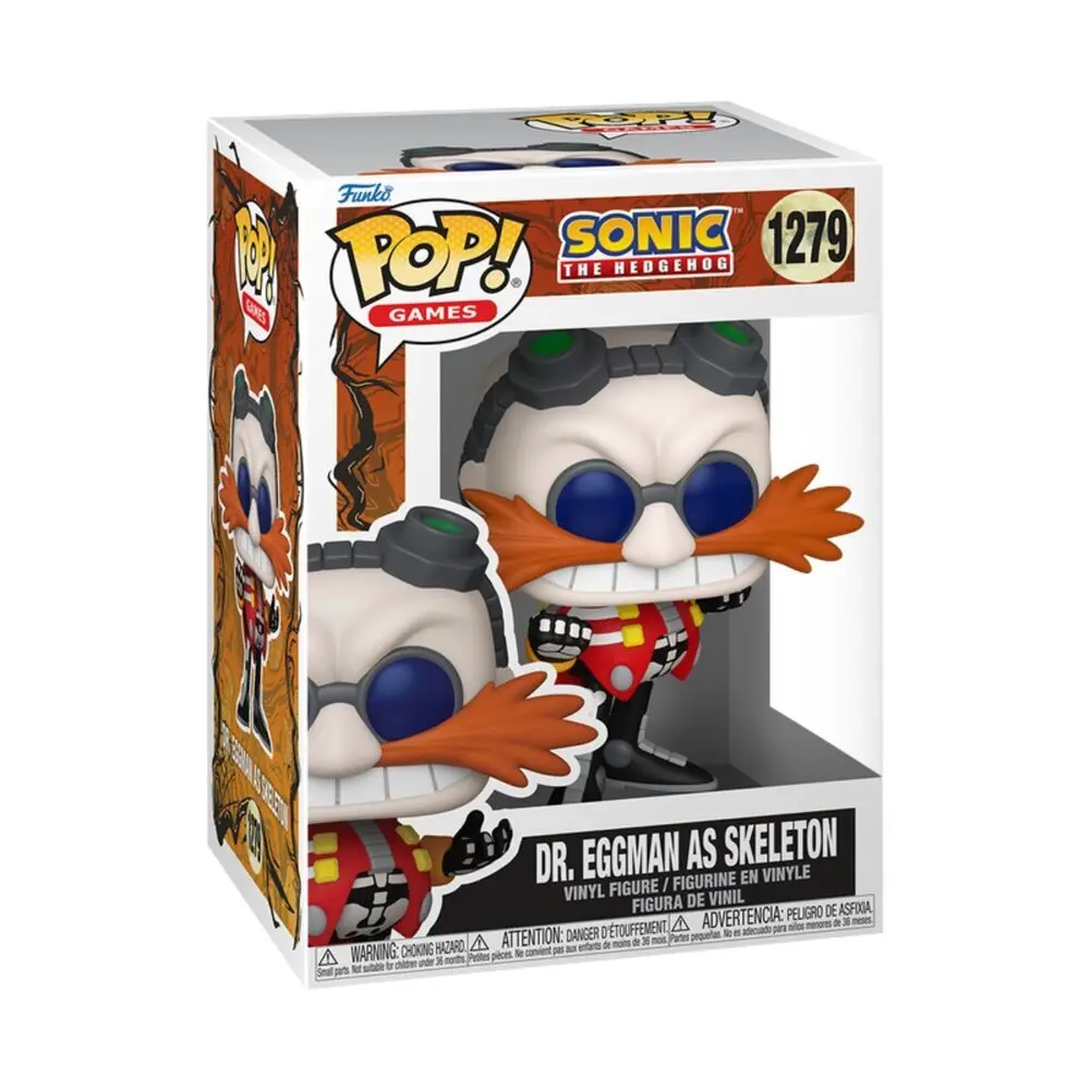 Figurine Funko POP Sonic The Hedgehog Dr. Eggman as Skeleton