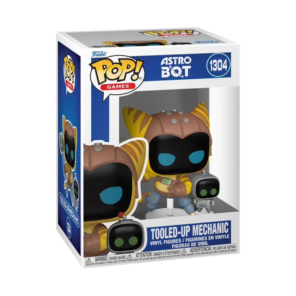 Figurine Funko POP Astro Bot & Buddy Tooled-Up Mechanic