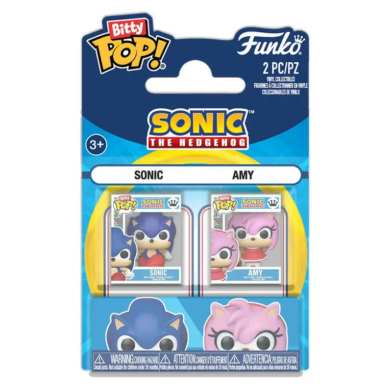 Figurine Funko Bitty POP Sonic The Hedgehog Sonic & Amy Rose (x2)
