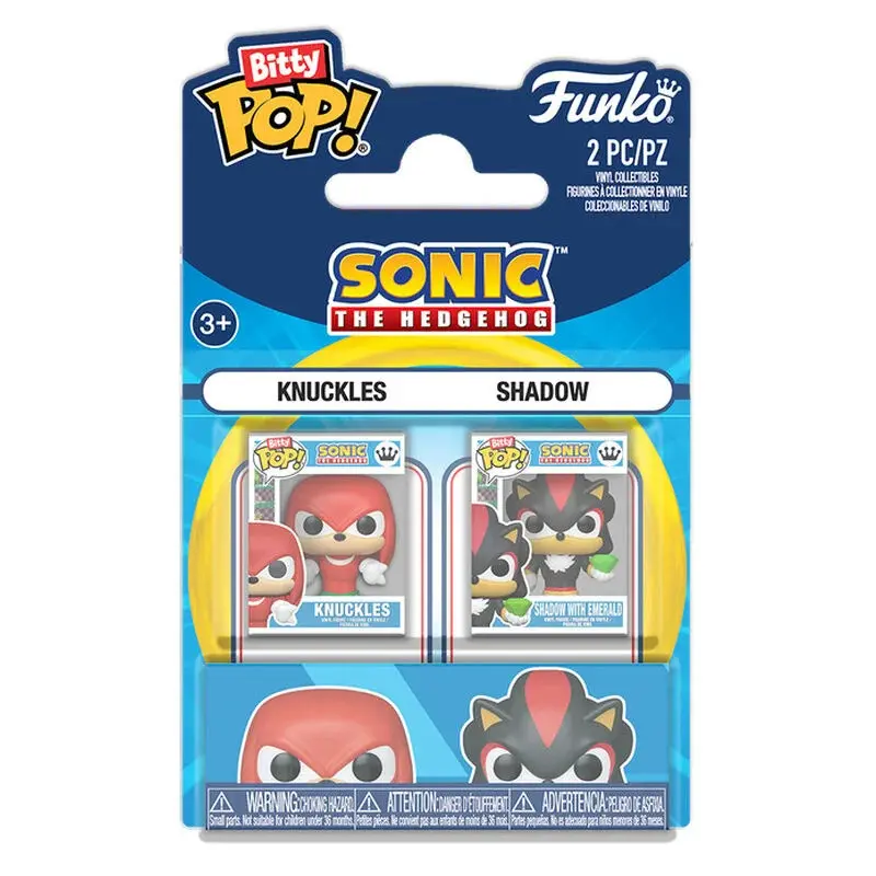 Figurine Funko Bitty POP Sonic The Hedgehog Knuckles & Shadow (x2)