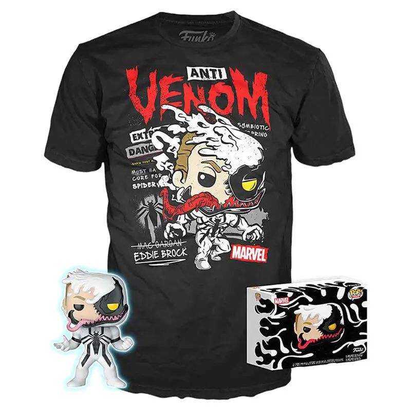 Figurine Funko POP & T-shirt Marvel Anti-Venom Figurine Funko POP & T-shirt Marvel Anti-Venom