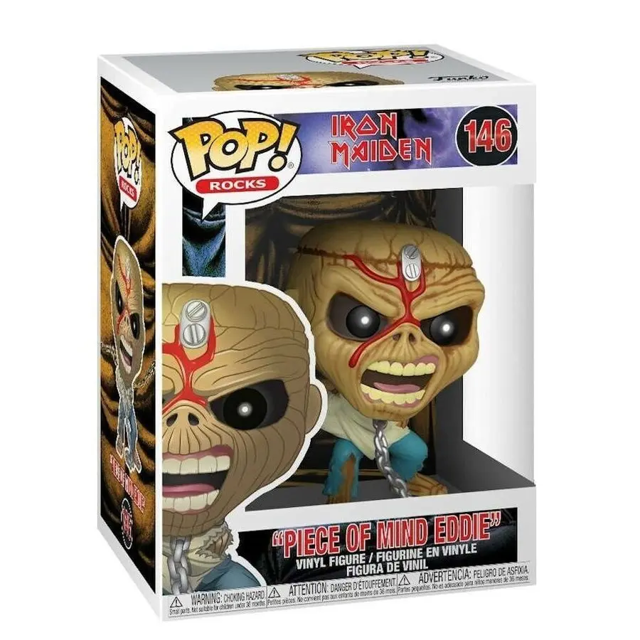 Figurine Funko POP Iron Maiden Piece Of Mind Skeleton Eddie Figurine Funko POP Iron Maiden Piece Of Mind Skeleton Eddie