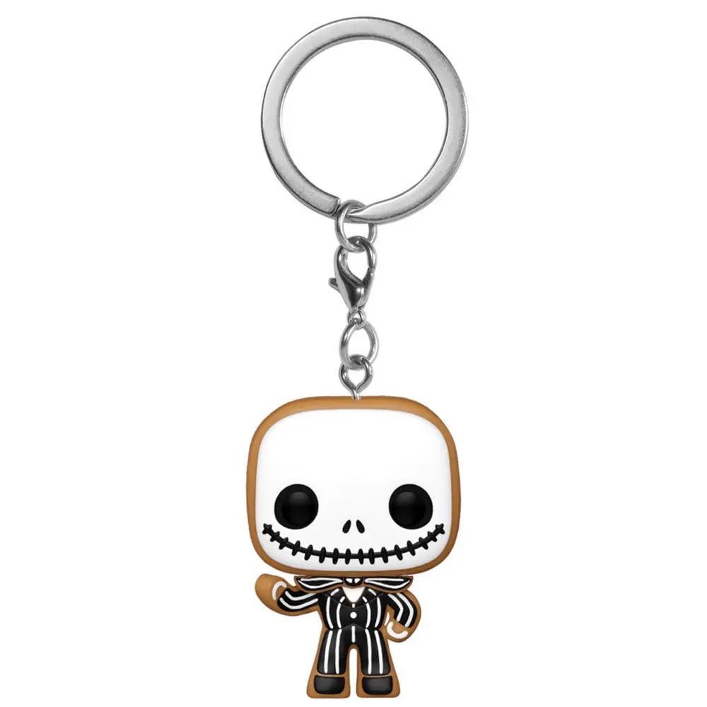 Portachiavi Funko Pocket Pop Disney Nightmare Before Christmas Jack Skellington Gingerbread Exclusive