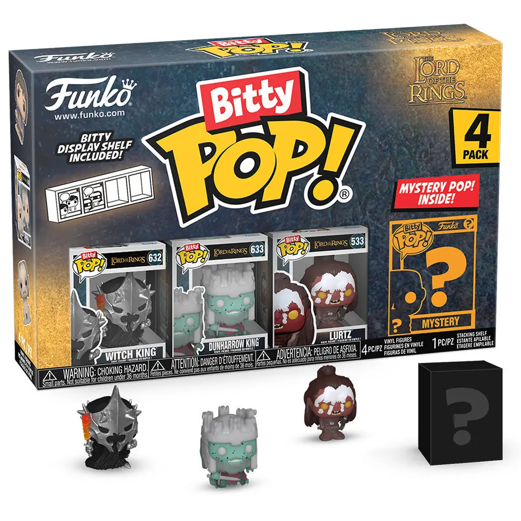 Figurine Bitty Pop Der Herr der Ringe Hexenkönig Funko Blister 4 (x4)