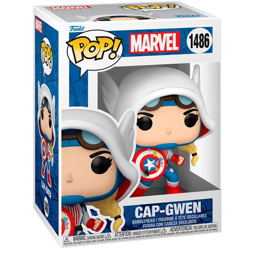 Figurine Funko POP Marvel Cap-Gwen Figurine Funko POP Marvel Cap-Gwen