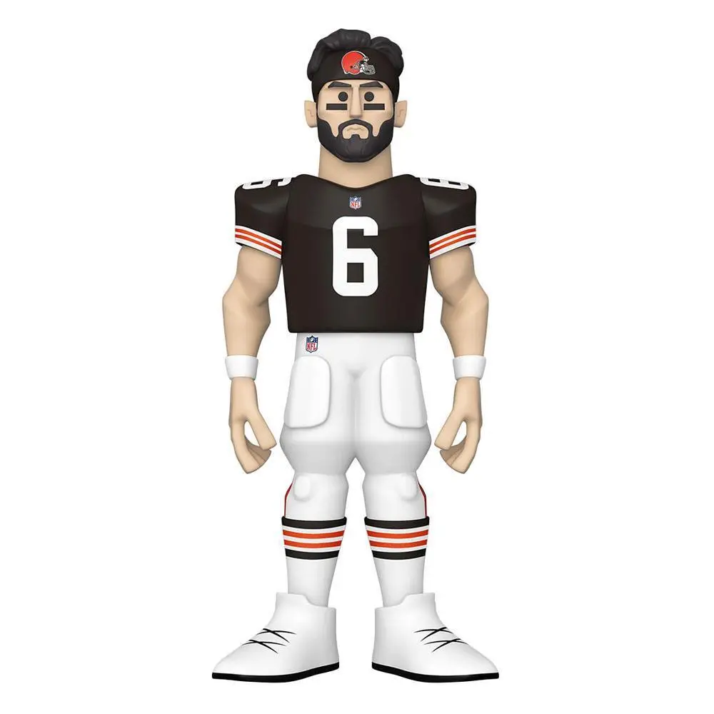 Set mit 2 Figuren Funko NFL: Cleveland Browns Vinyl Gold Baker Mayfield