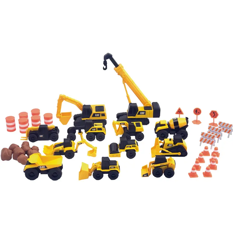 41-teilige Bauwagen-Sets Funrise Megaset Cat
