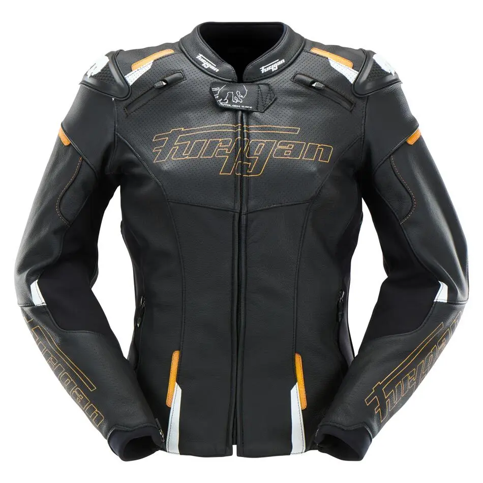 Motorrad-Lederjacke Damen Furygan Raptor
