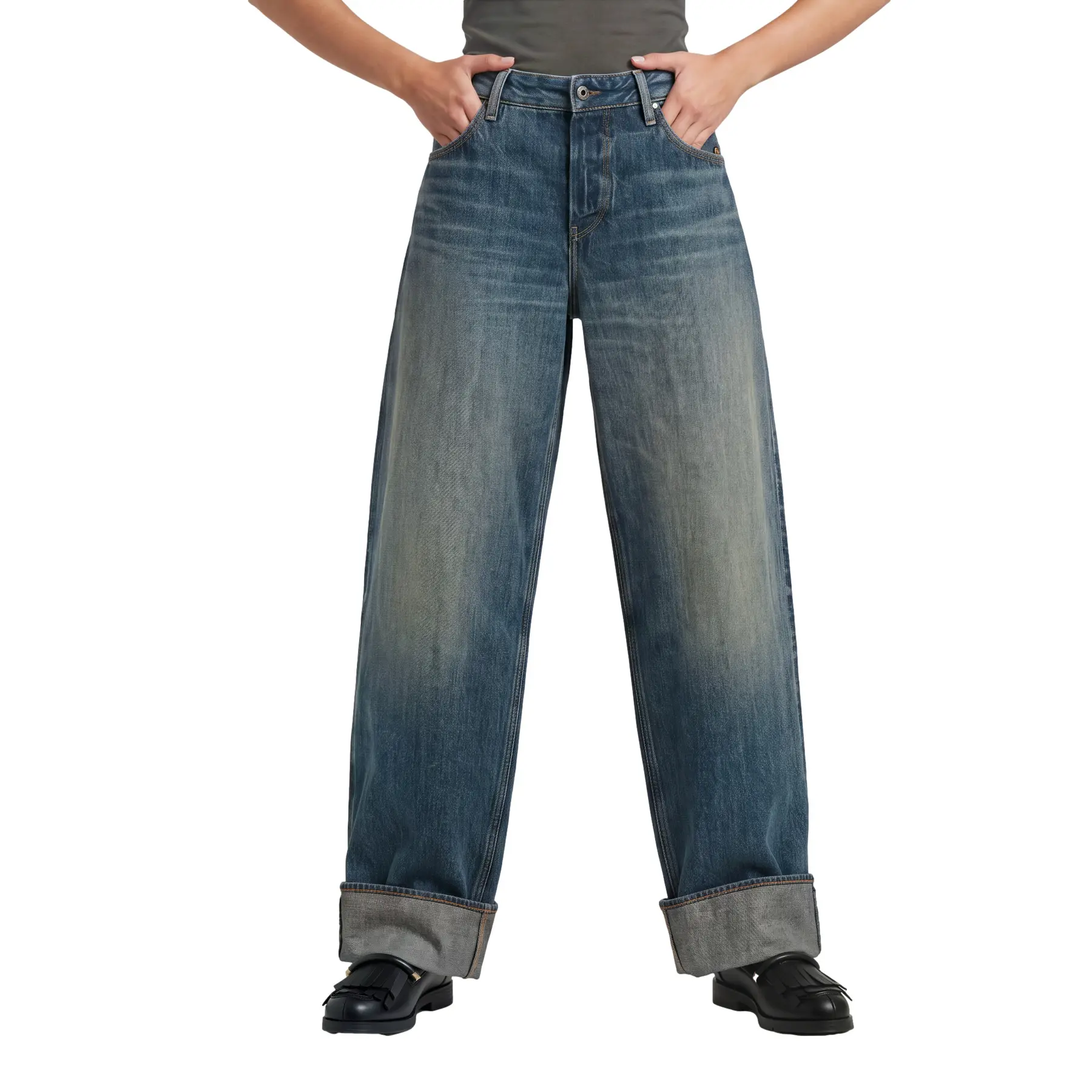 Weite Damenjeans G-Star Roxx
