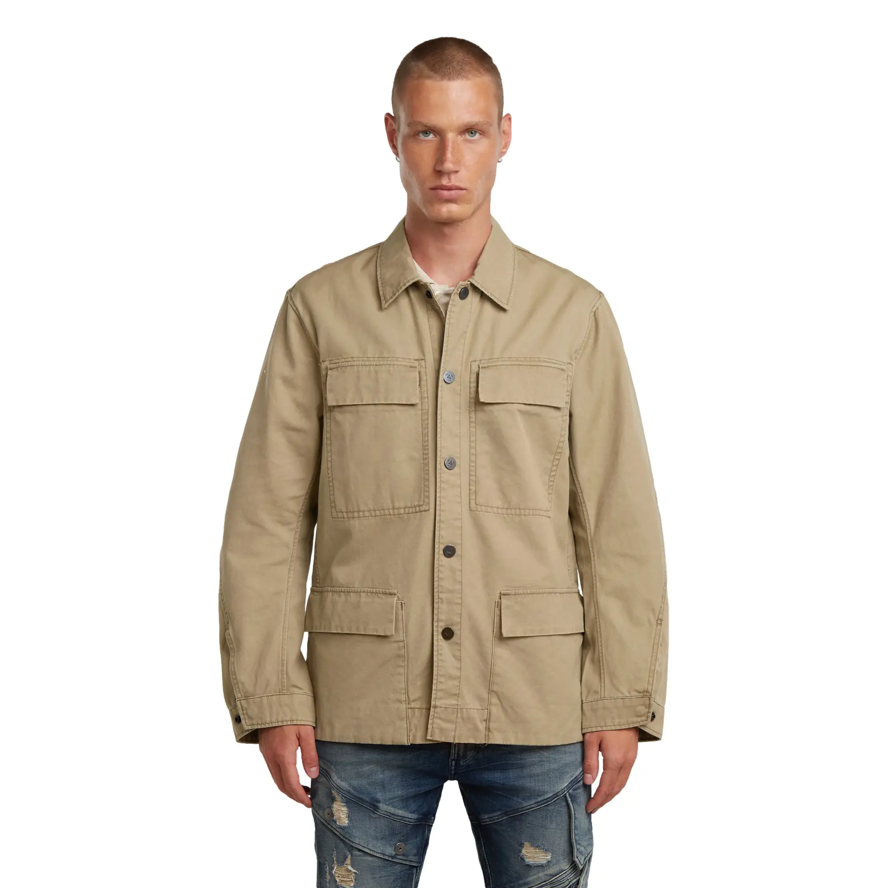 Wendbare Hemdjacke mit 4 Knöpfen G-Star