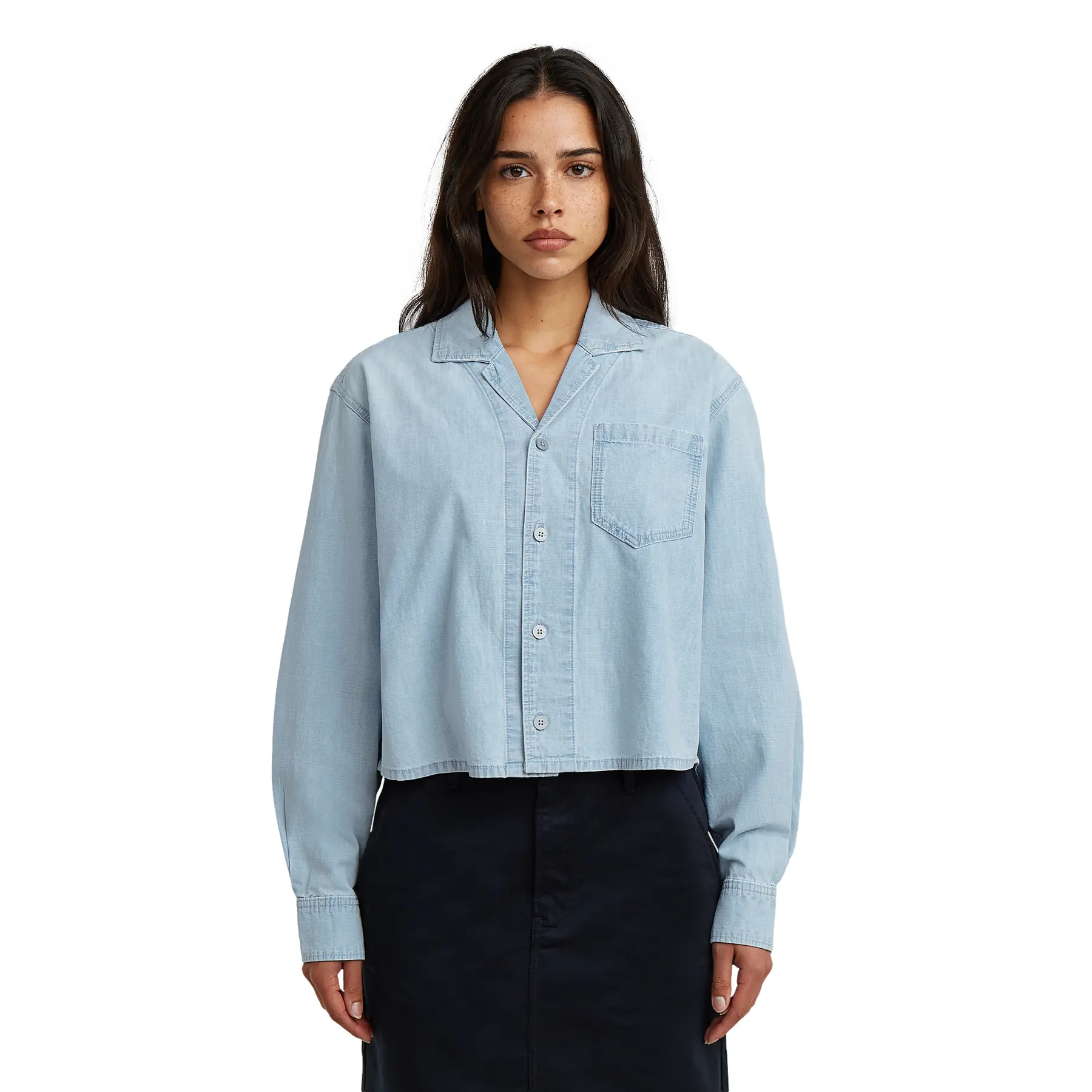 Lässige Jeansbluse Damen G-Star Resort Boxy