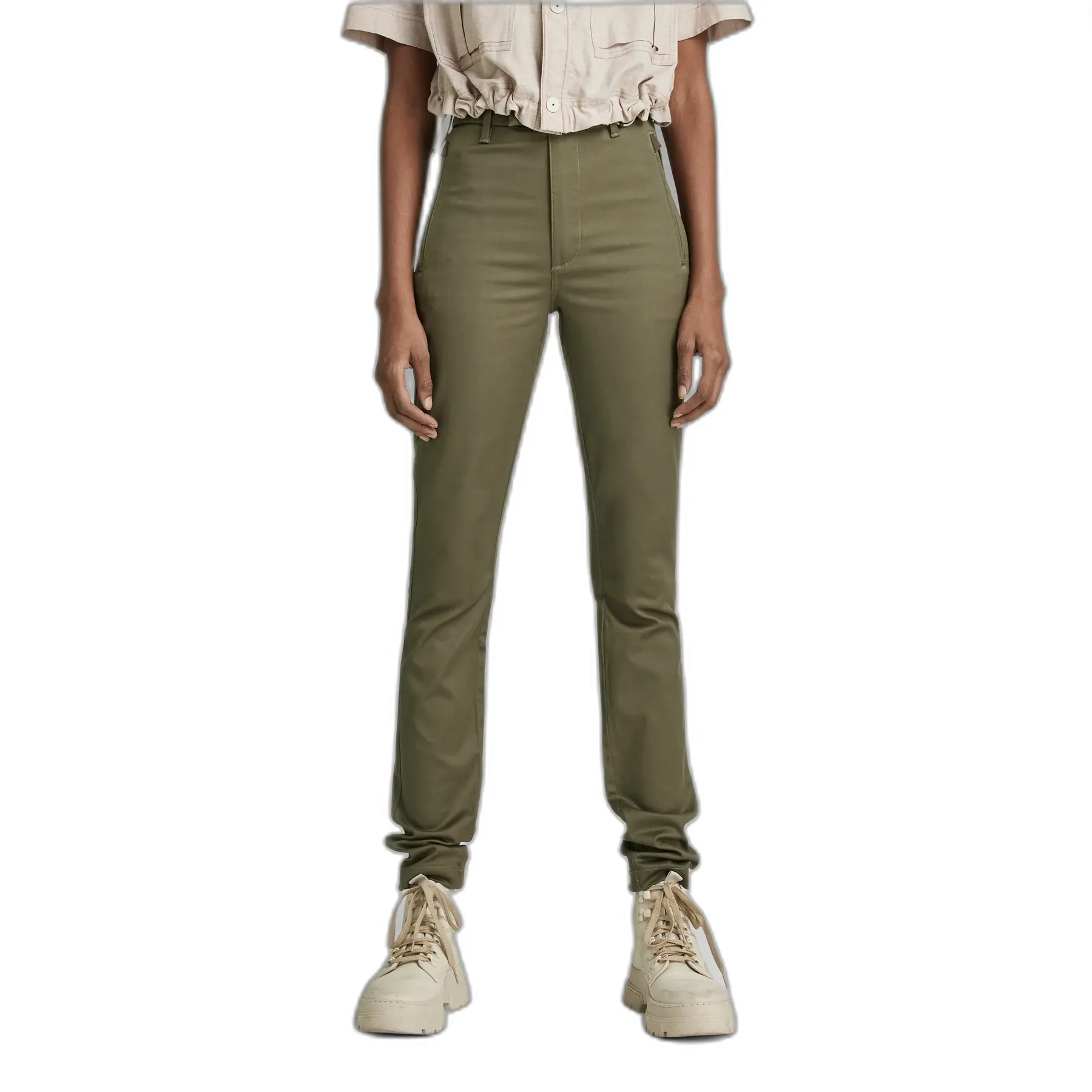 Skinny Chino-Hose mit hoher Taille Damen G-Star Weld