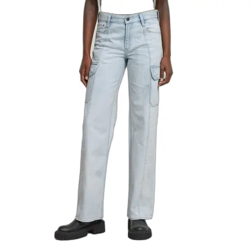 G-Star Damen Blau Cargo-Jeans Für Lockere Passform Judee