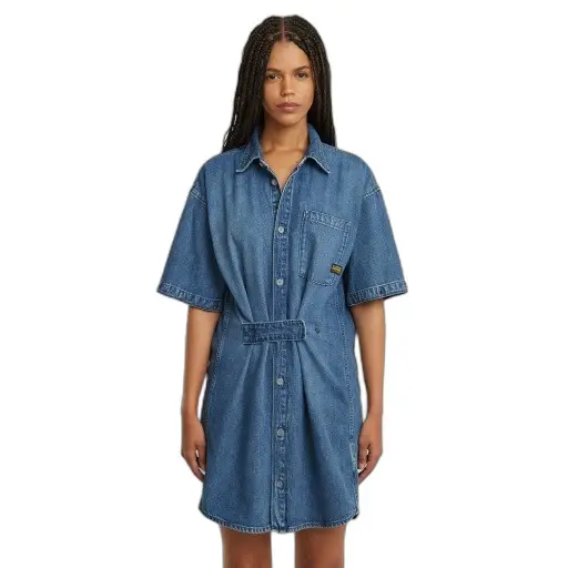 Jeanskleid mit langen Ärmeln, Damen G-Star Modular